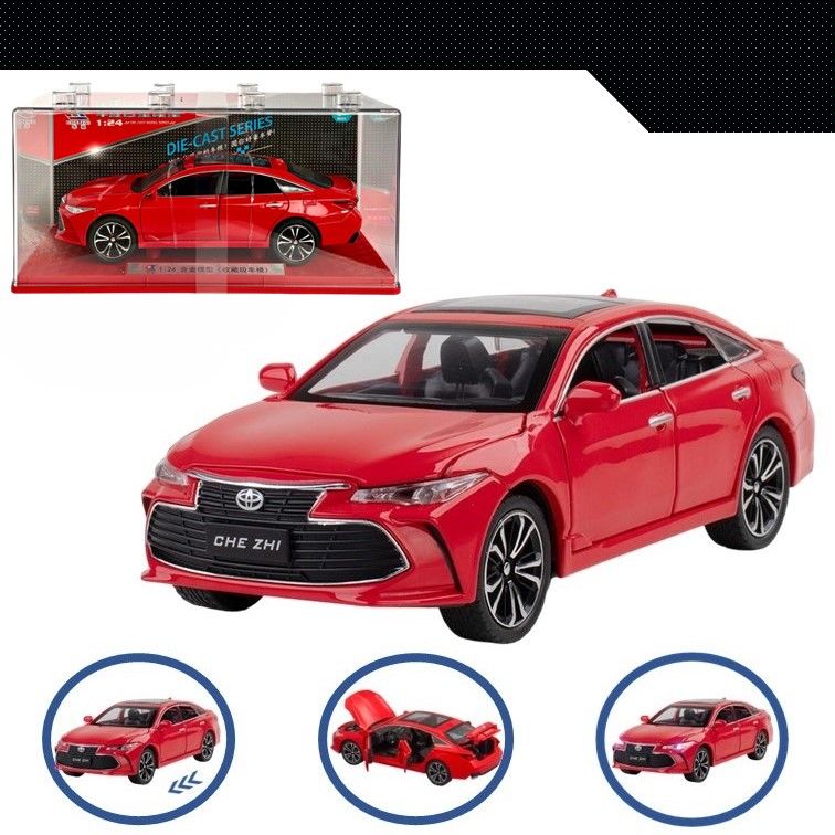 

Машинка металлическая WIZZAL инерционная 1:24 Toyota Avalon, Красный, 08896