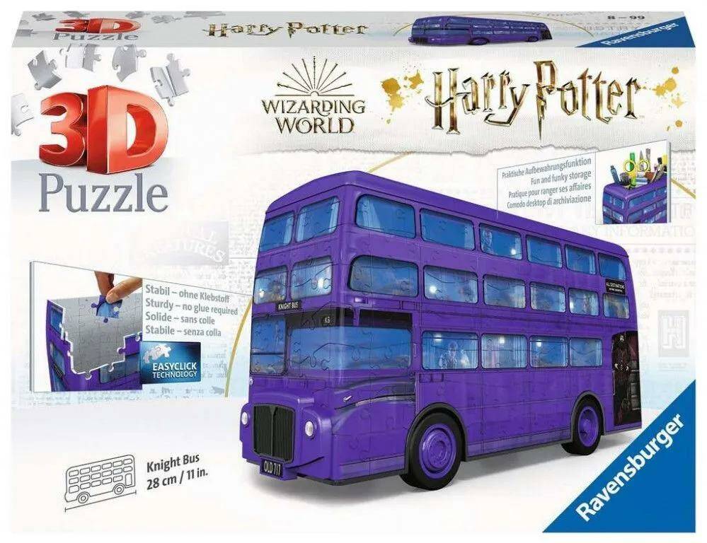 

Ravensburger. Пазл карт. 3D 216 "Ночной автобус Гарри Поттера" арт.11158