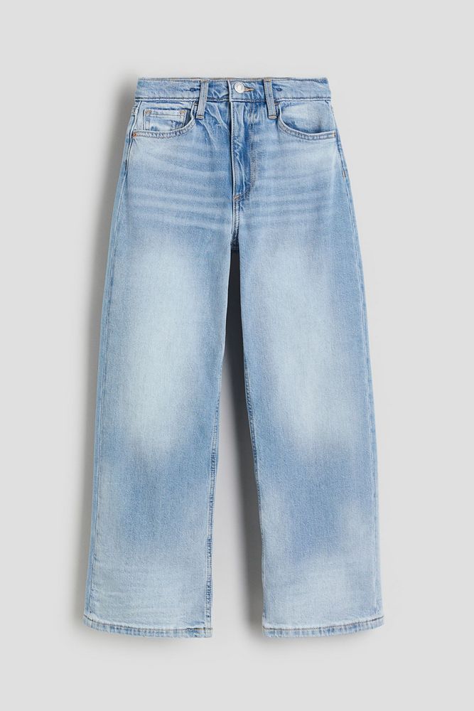 

Джинсы детские H&M 1165482, Светлый деним синего цвета, 158, Голубой, 1165482