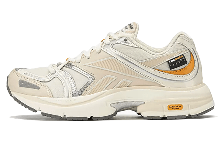 

Кроссовки унисекс Reebok Premier Road Plus 6 бежевые 44.5 EU, Бежевый, Premier Road Plus 6