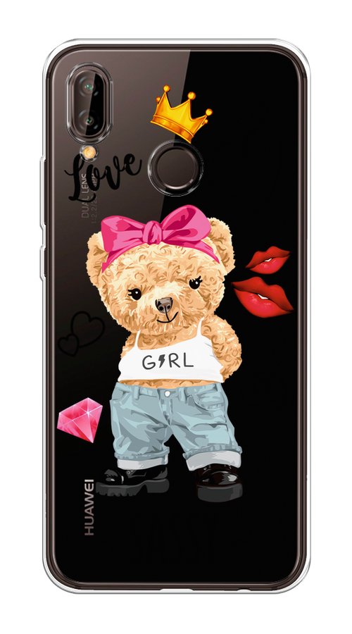 

Чехол на Huawei Nova 3 "Sugar Mommy", Голубой;белый;розовый, 66150-6
