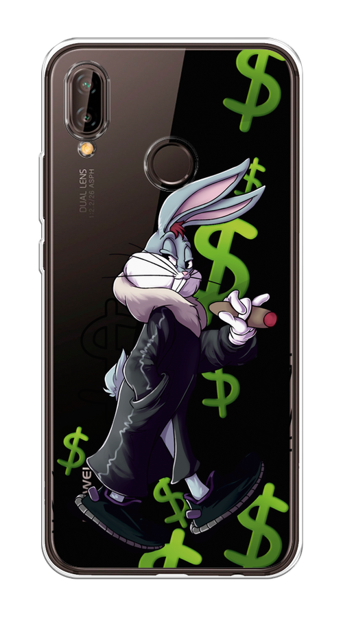 

Чехол на Huawei Nova 3 "Rich Bugs Bunny", Зеленый;черный;голубой, 66150-6