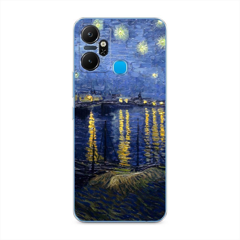 фото Чехол для infinix smart 6 plus "звездная ночь над роной" case place