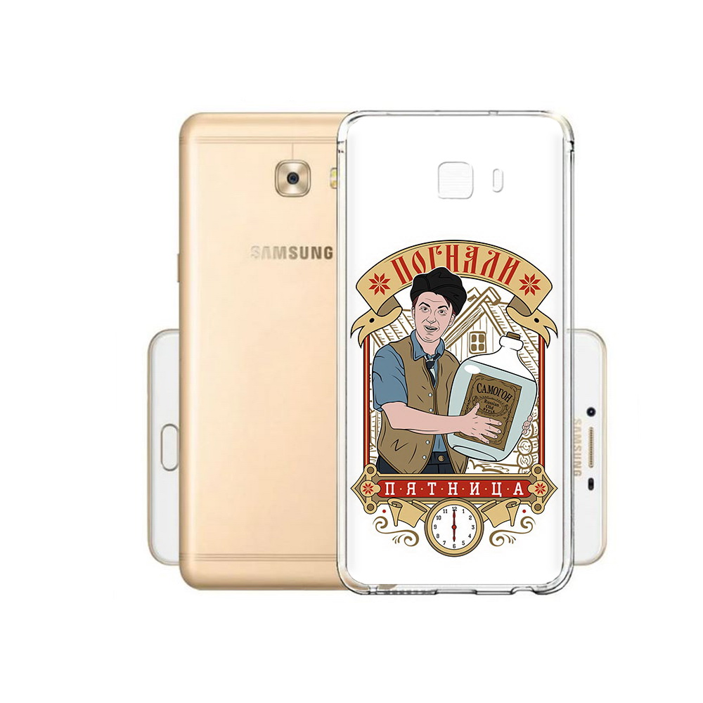 

Чехол MyPads Tocco для Samsung Galaxy C9 Pro Погнали пятница, Прозрачный, Tocco