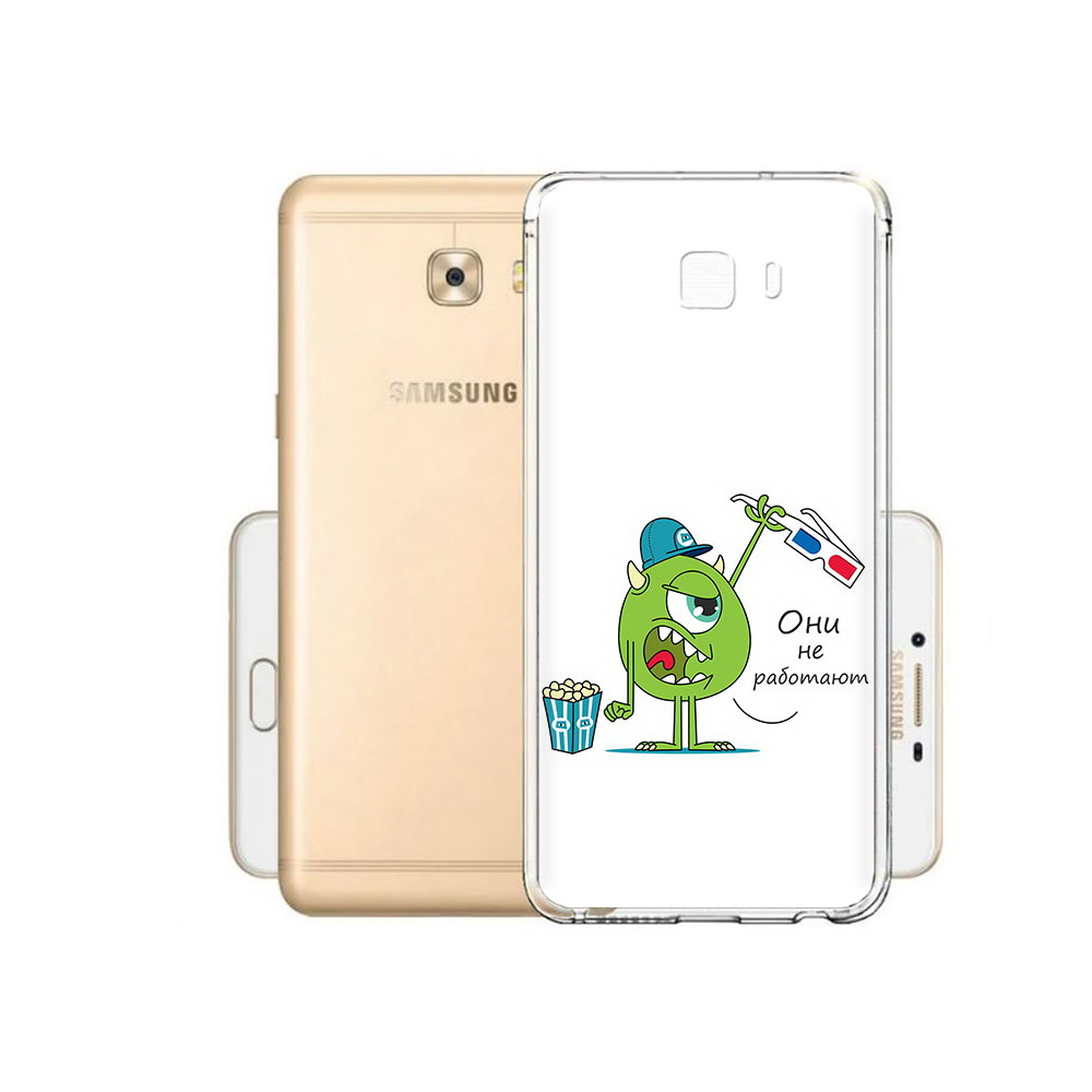 

Чехол MyPads Tocco для Samsung Galaxy C9 Pro Очки не работают, Прозрачный, Tocco