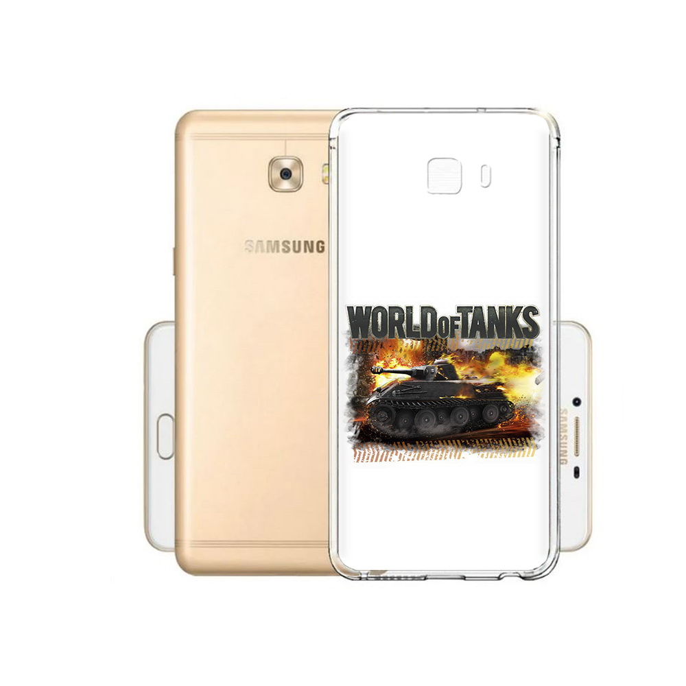Чехол MyPads Tocco для Samsung Galaxy C9 Pro Мир танков-2