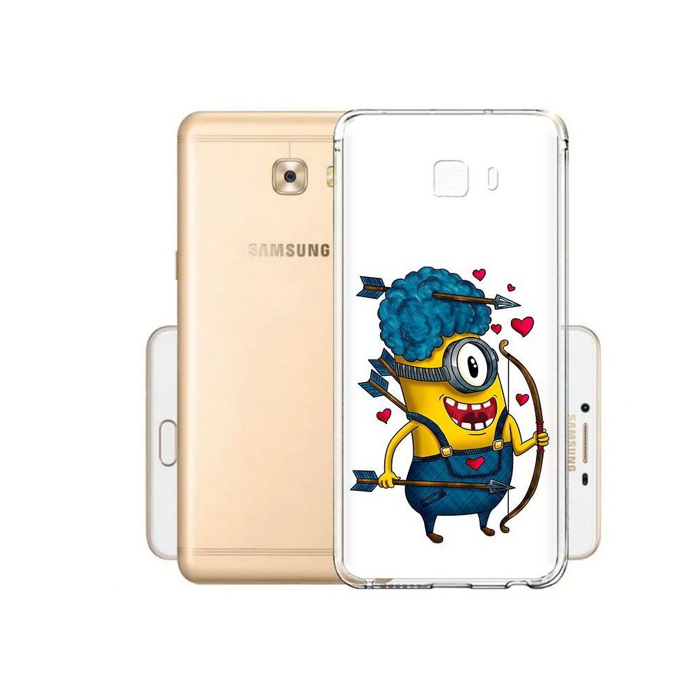 

Чехол MyPads Tocco для Samsung Galaxy C9 Pro Миньон купидон, Прозрачный, Tocco