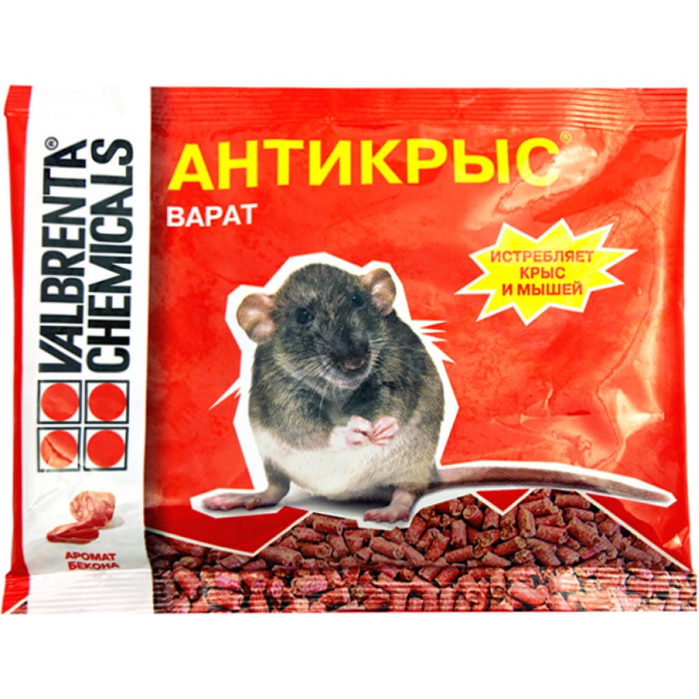 

Гранулы от грызунов ALT 4607112040113 100 г