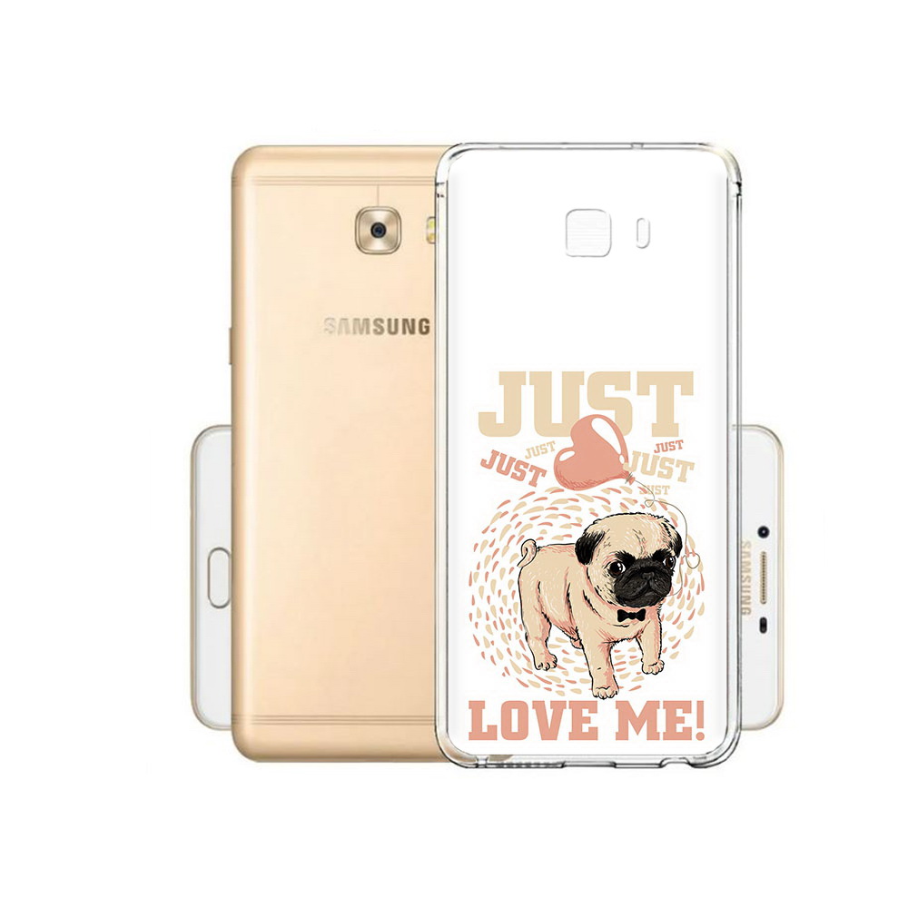 

Чехол MyPads Tocco для Samsung Galaxy C9 Pro Люби меня, Прозрачный, Tocco