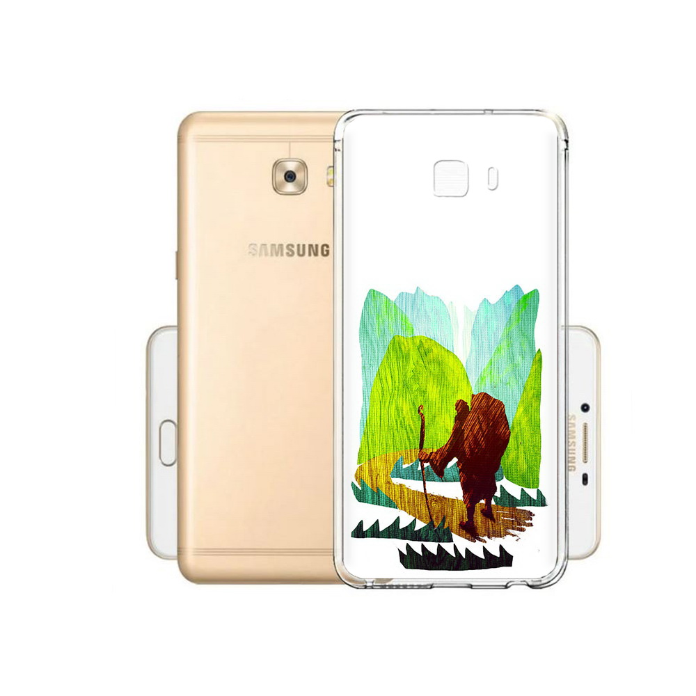 

Чехол MyPads Tocco для Samsung Galaxy C9 Pro Лесная тропа, Прозрачный, Tocco