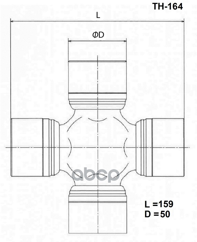 

Крестовина карданного вала TOYO th164