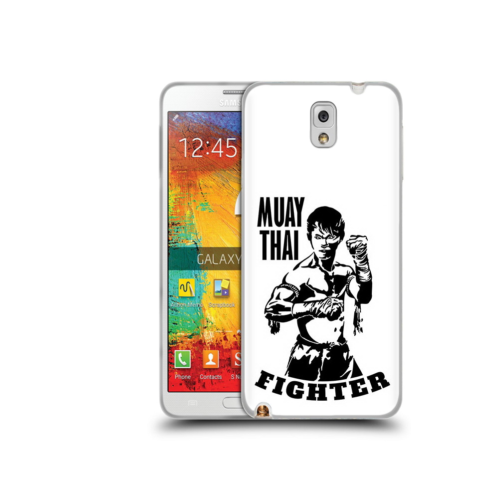 

Чехол MyPads Tocco для Samsung Galaxy Note 3 Единоборства муайтай, Прозрачный, Tocco