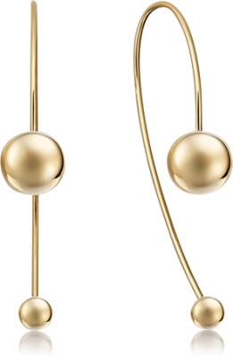 

Серьги из желтого золота PLATINA jewelry 02-4431-00-000-1130-42, 02-4431-00-000-1130-42