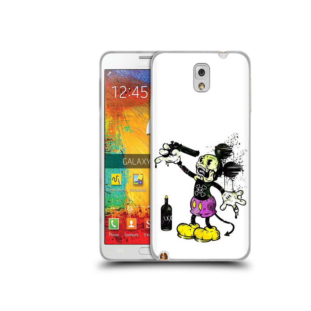 

Чехол MyPads Tocco для Samsung Galaxy Note 3 Драг Микки, Прозрачный, Tocco