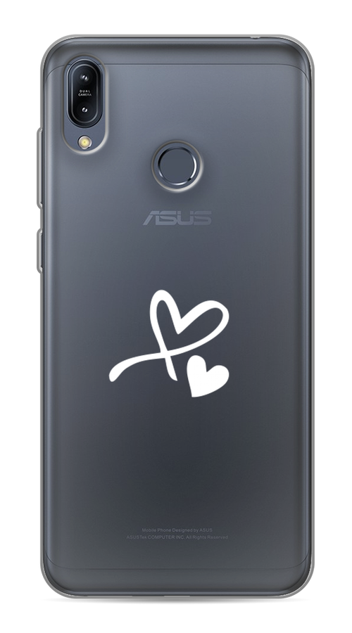 

Чехол Awog на Asus Zenfone Max M2 ZB633KL "Сердечко минимализм", Белый, 43750-6