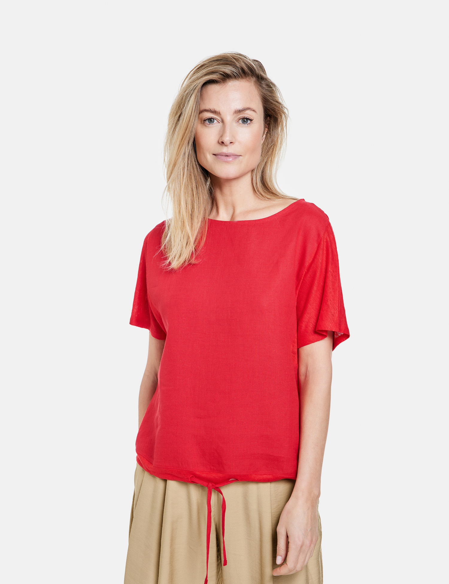 

Футболка женская Gerry Weber 670086-44024-60691 красная 38, 670086-44024-60691