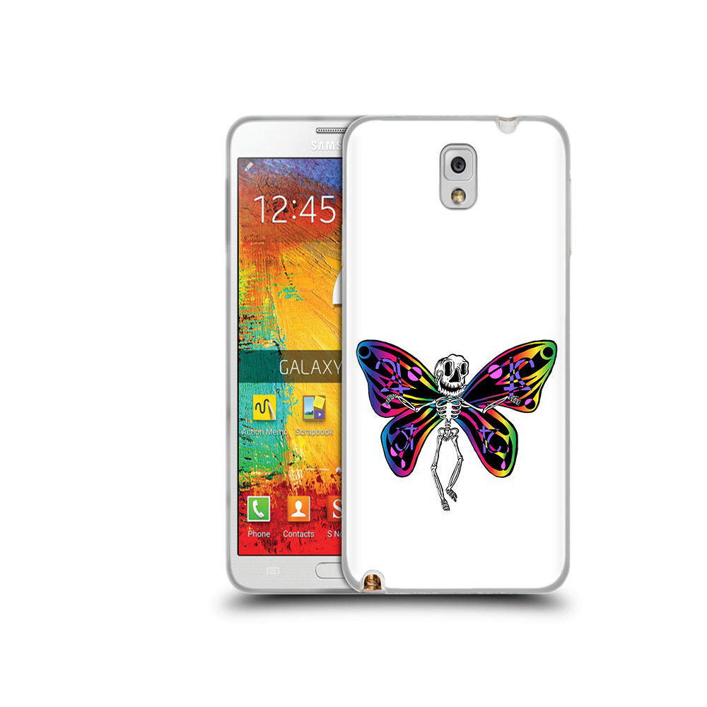 

Чехол MyPads Tocco для Samsung Galaxy Note 3 эффект бабочки, Прозрачный, Tocco