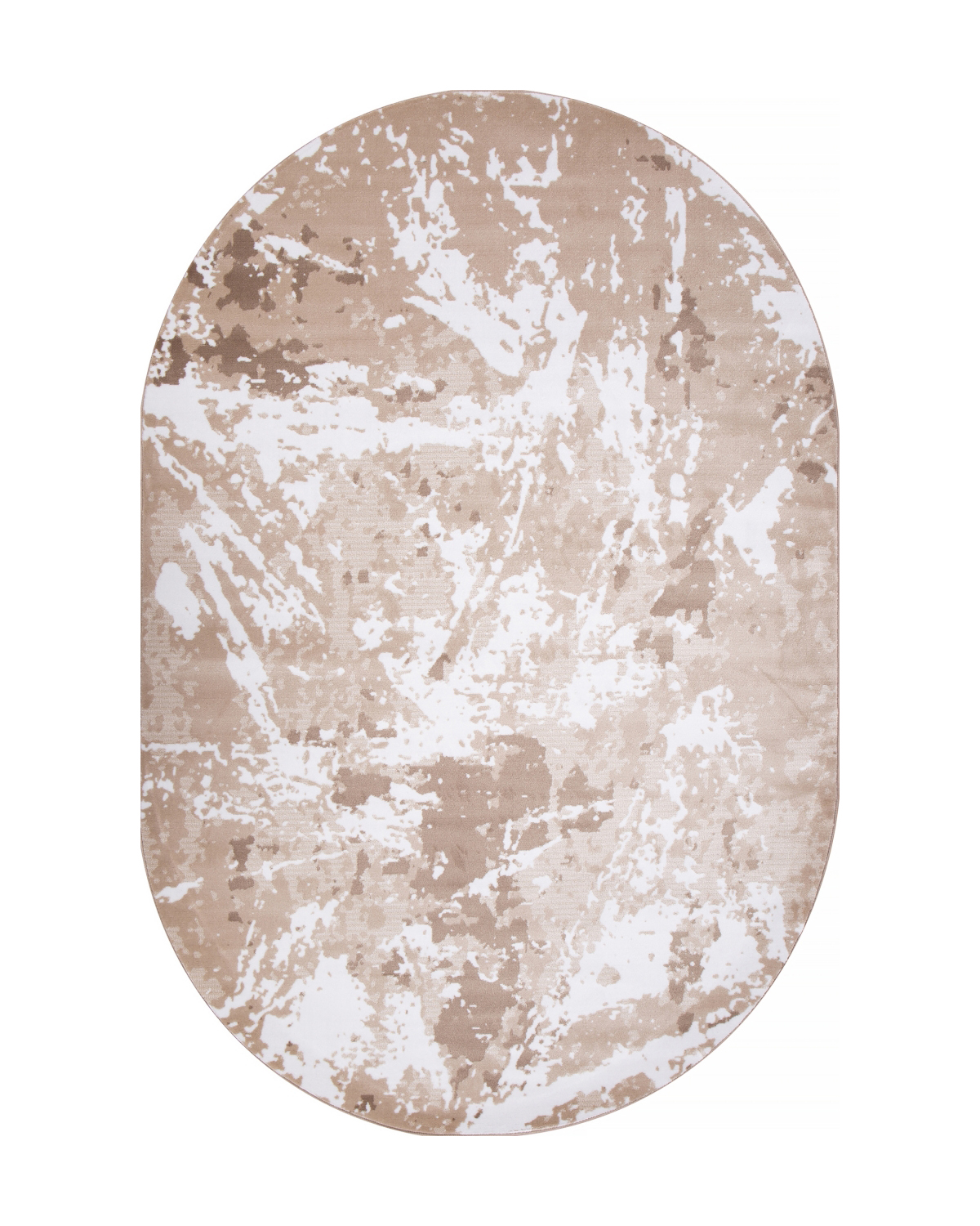 

Ковёр Merinos Valencia Deluxe 150x300 овальный бежевый D943