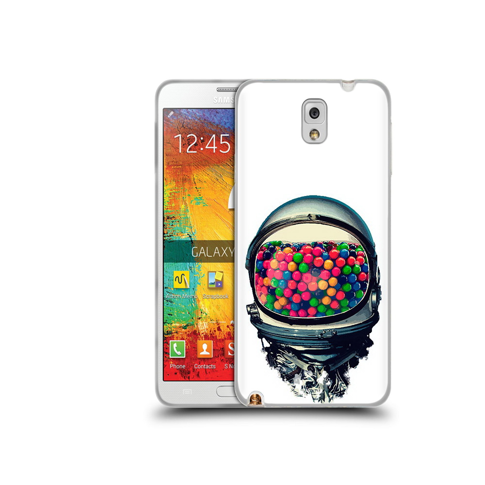 

Чехол MyPads Tocco для Samsung Galaxy Note 3 шлем космонавта, Прозрачный, Tocco