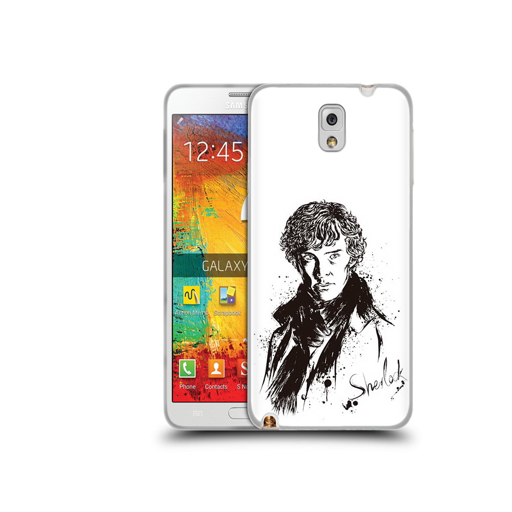 

Чехол MyPads Tocco для Samsung Galaxy Note 3 шерлок холмс портрет, Прозрачный, Tocco