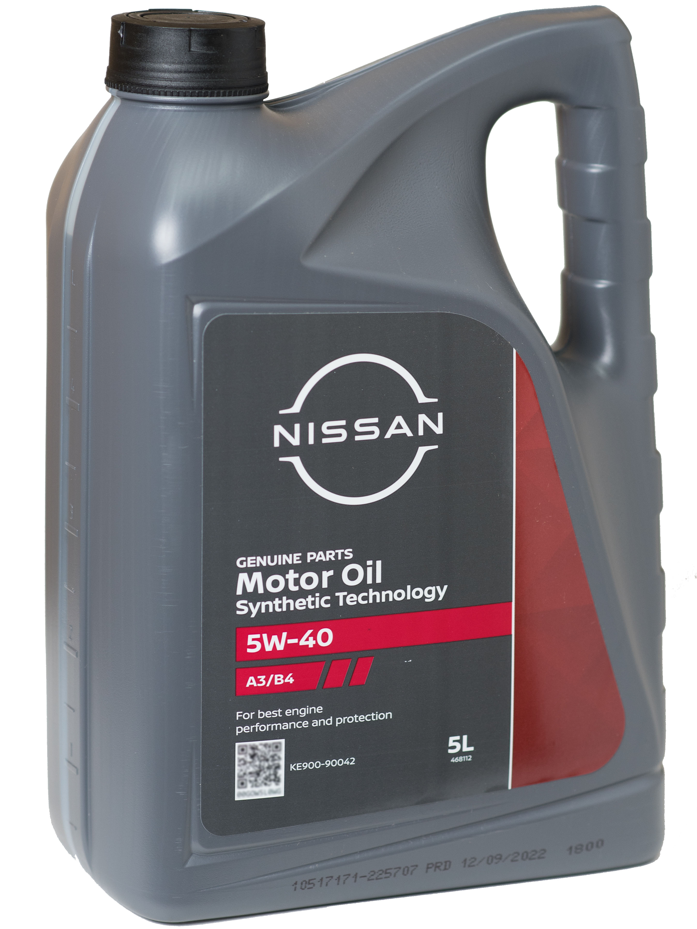 Моторное масло Nissan Motor Oil synthetic technology 5W40 5л