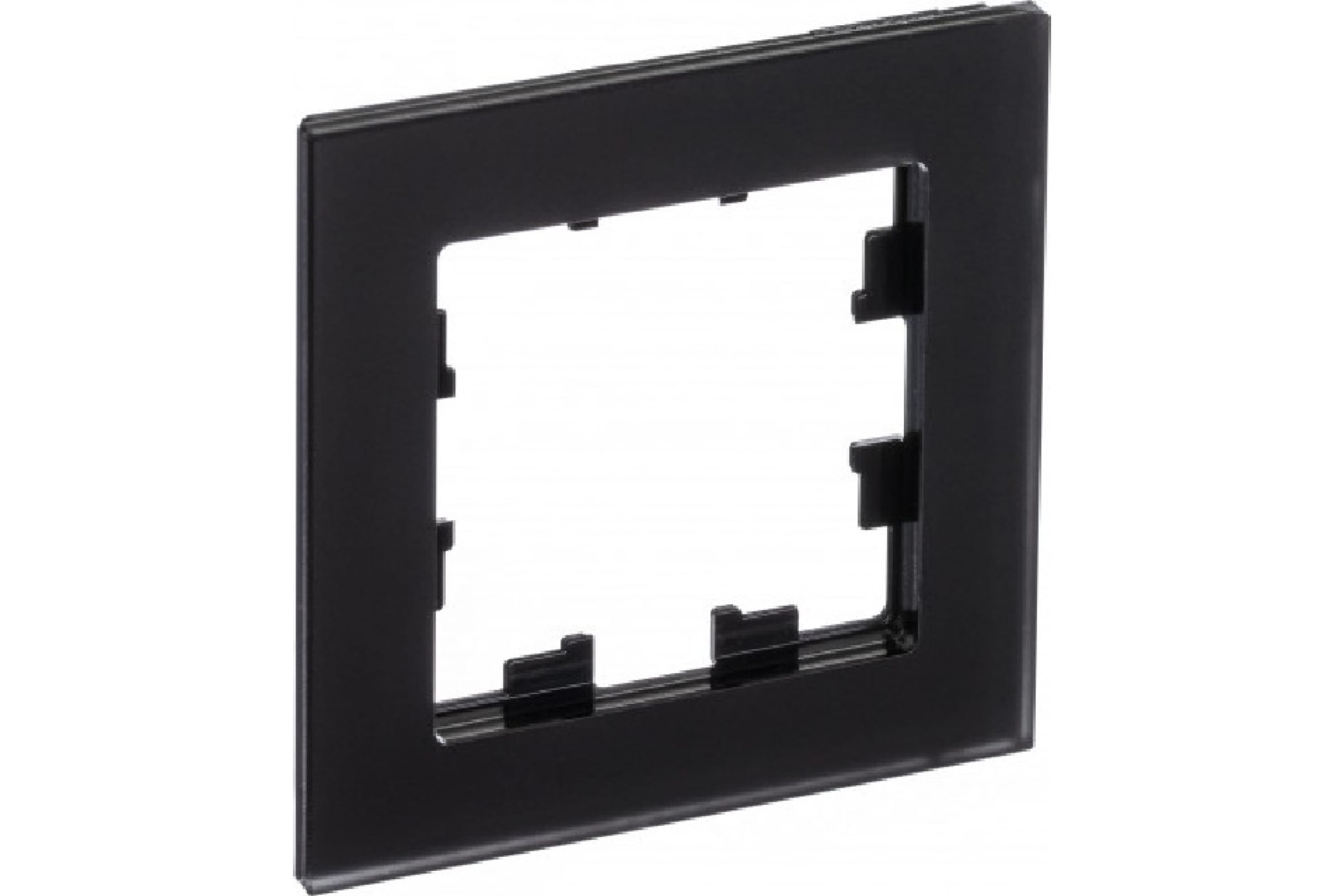 

1-местная рамка Schneider Electric AtlasDesign NATURE матовое стекло черный ATN331001