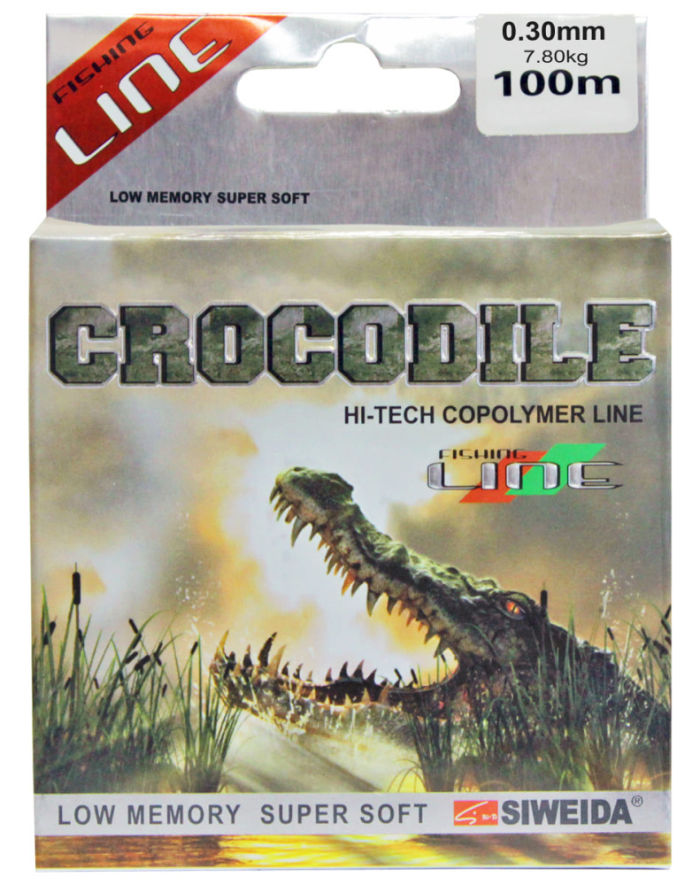 

Siweida Леска SIWEIDA Crocodile 100м. (5208162 (100 м 0,16мм - 2,80кг) ), Прозрачный