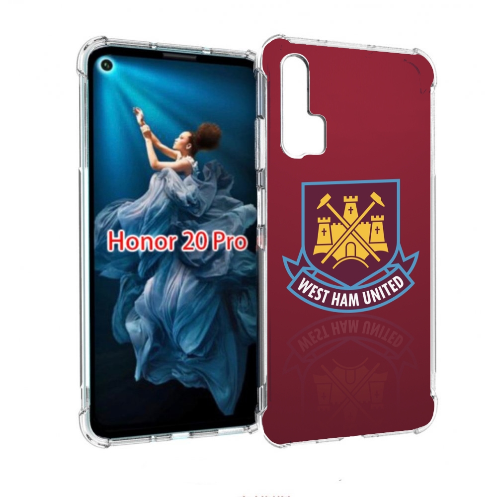 

Чехол бампер MyPads фк вест хэм мужской для Honor 20 Pro противо, Прозрачный, Tocco