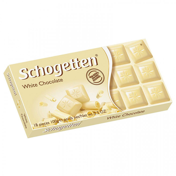 

Шоколад Schogetten White Chocolate "Белый" 100 грамм Упаковка 15 шт