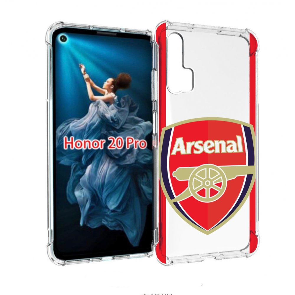 

Чехол бампер MyPads фк арсенал лондон мужской для Honor 20 Pro п, Прозрачный, Tocco