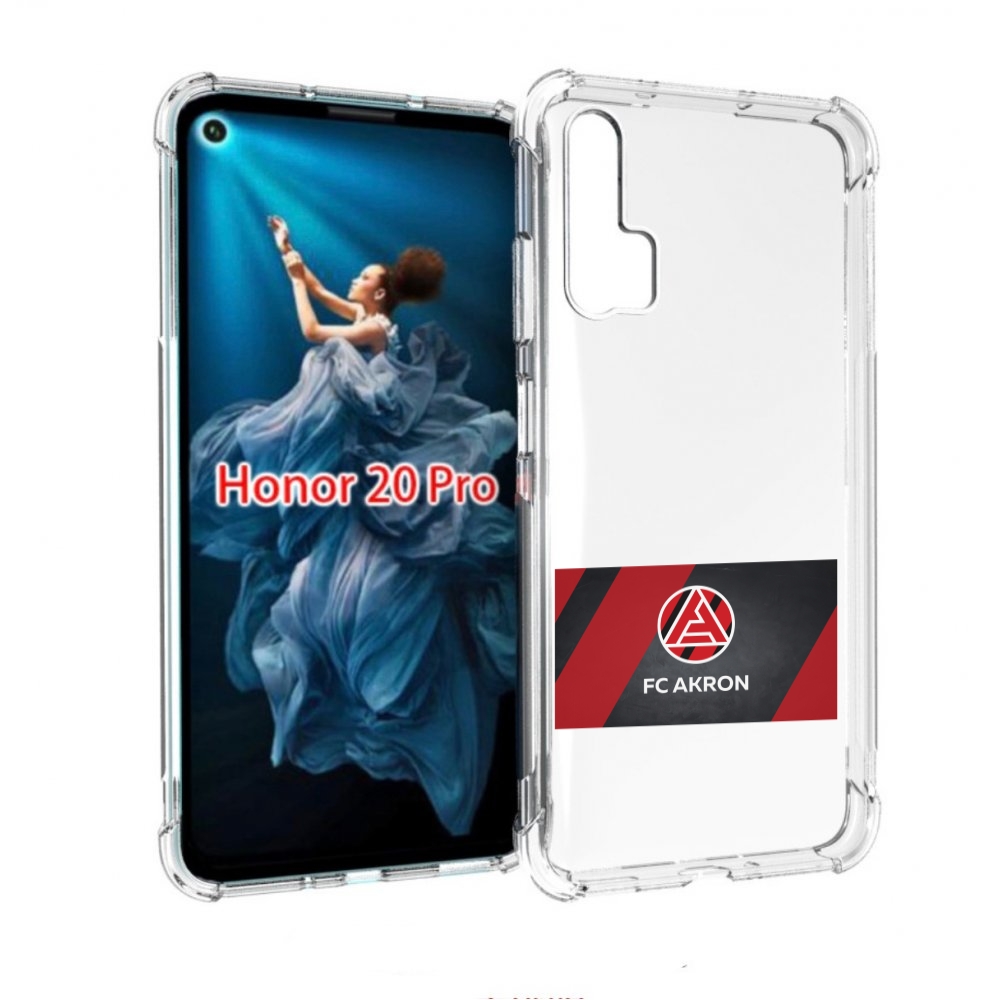 

Чехол бампер MyPads фк акрон тольятти мужской для Honor 20 Pro п, Прозрачный, Tocco