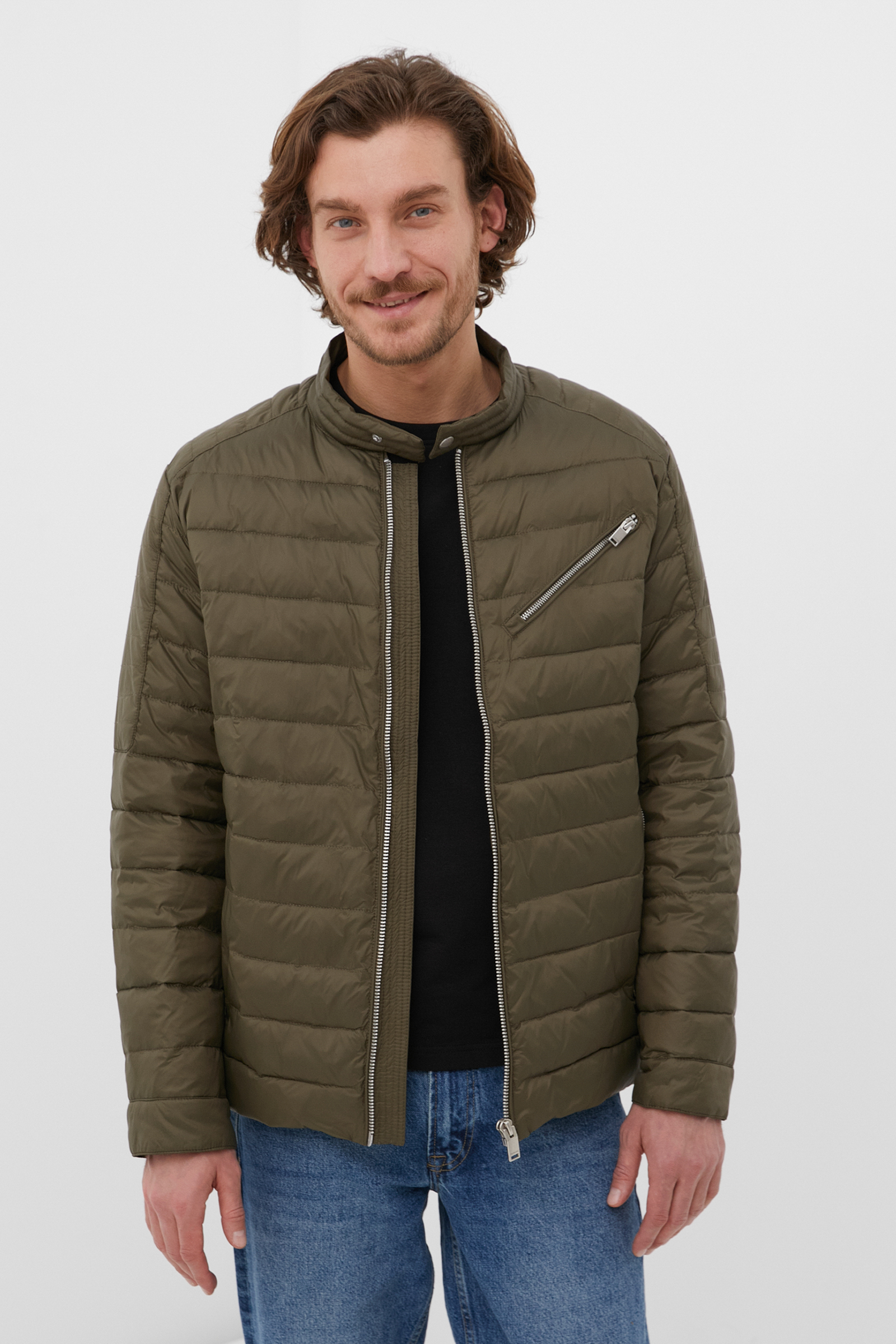

Куртка мужская Finn Flare FBC21018 зеленая 3XL, Зеленый, FBC21018
