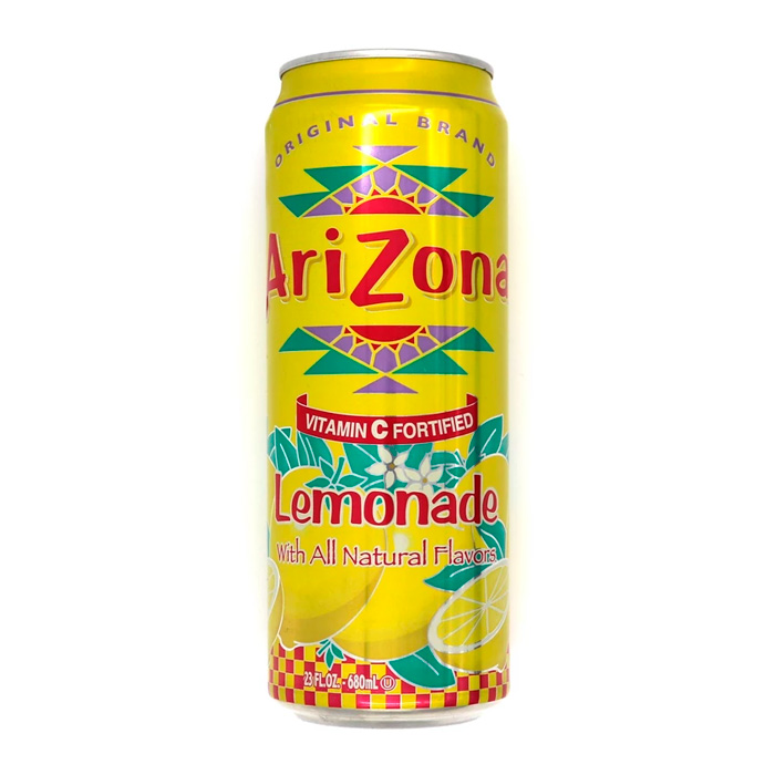 

Напиток Arizona Lemonade 0,68л Упаковка 24 шт