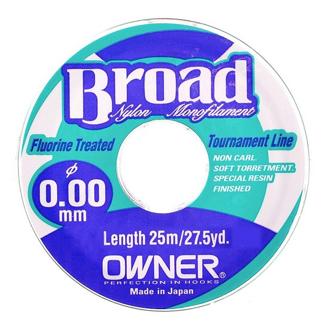 

OWNER Леска монофильная OWNER BROAD 25м (56026-026 (25 м 0,26мм) ), Зеленый