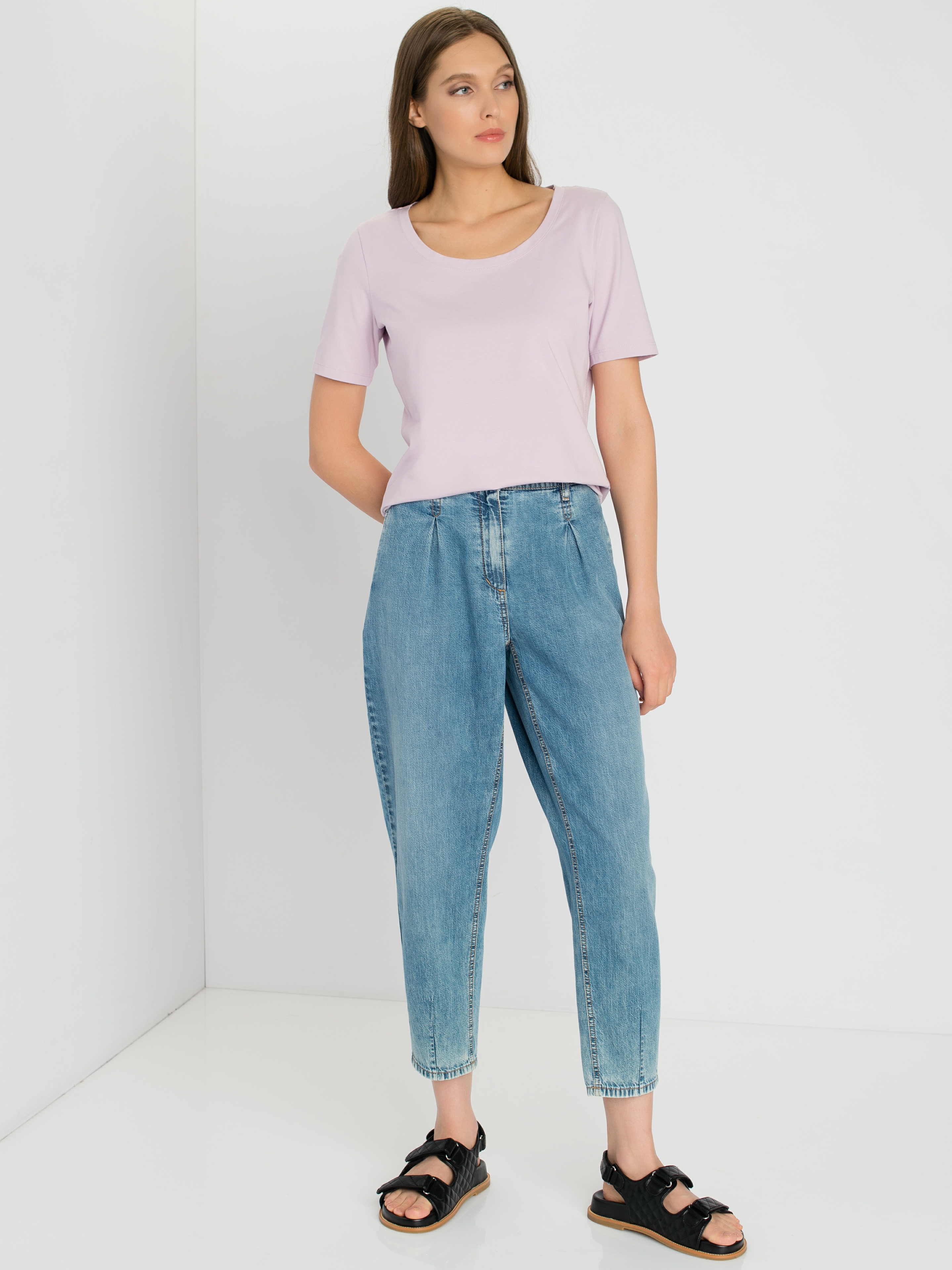 

Футболка женская Gerry Weber 670050-44004-30888 фиолетовая 40, 670050-44004-30888