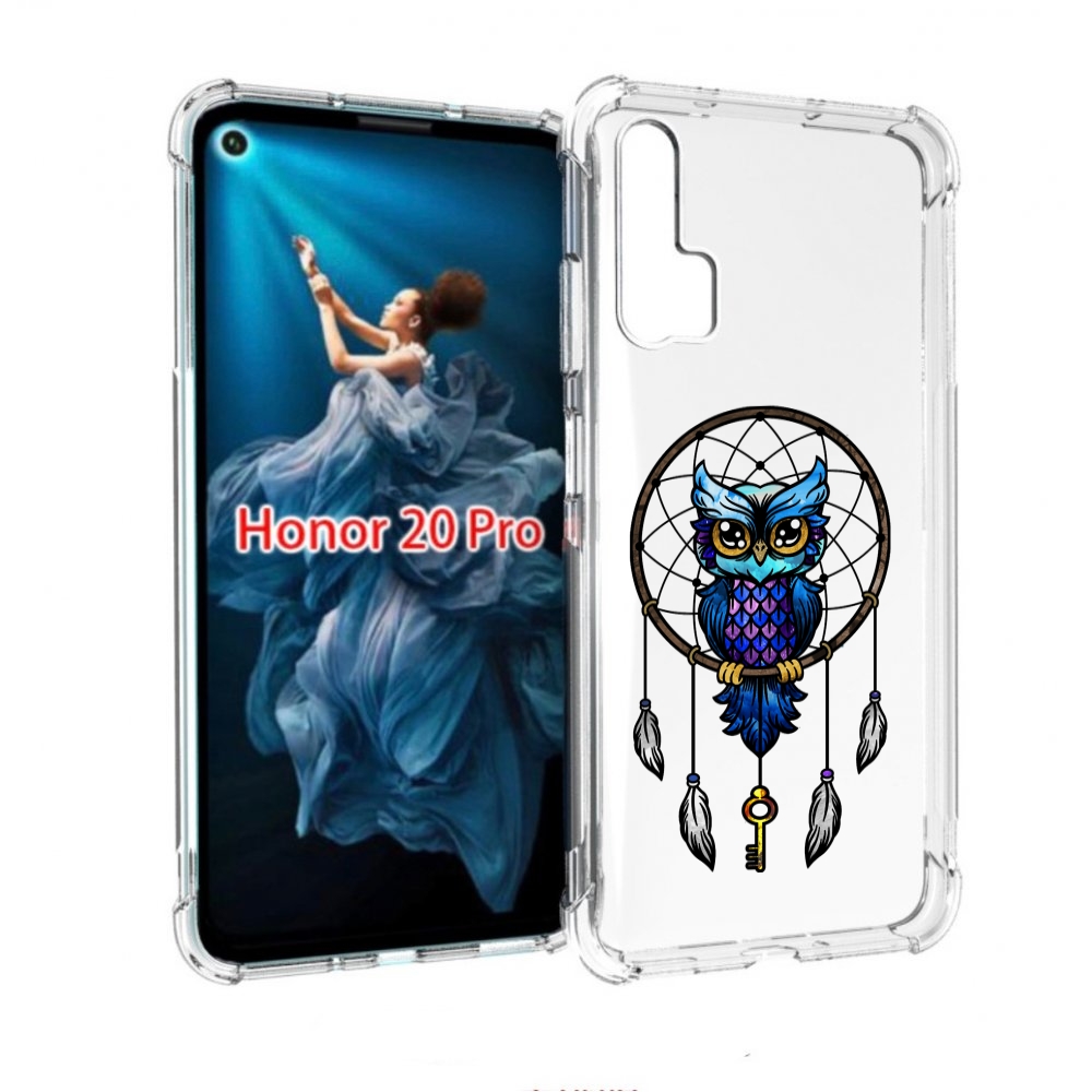 

Чехол бампер MyPads умная-фиолетовая-сова для Honor 20 Pro проти, Прозрачный, Tocco