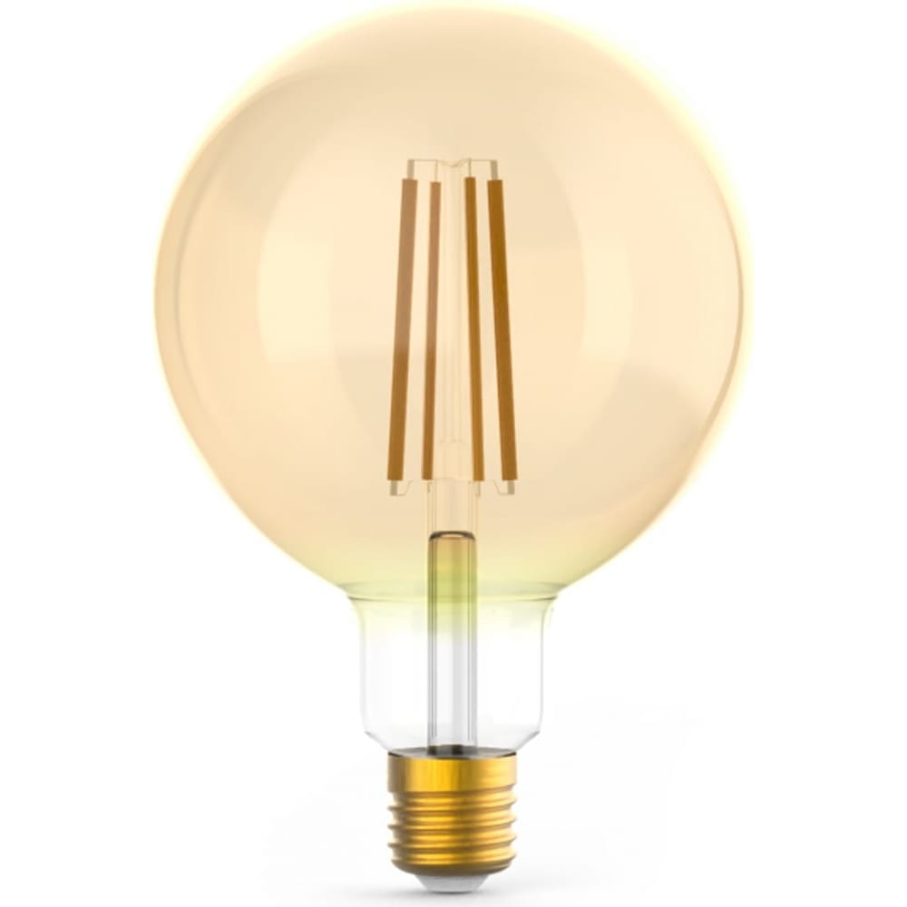 фото Диммируемая лампа gauss filament g125 10w 820lm 2400к е27 golden led 1/20 158802010-d