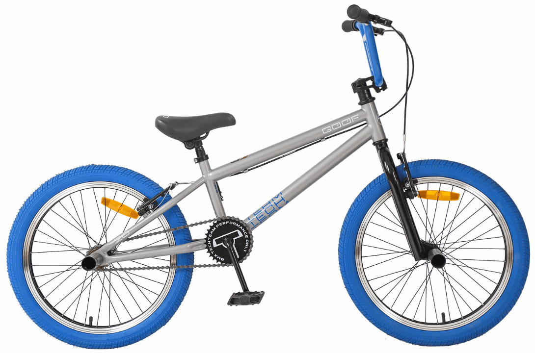 

Велосипед BMX Tech Team Goof 20" серо-синий, Goof