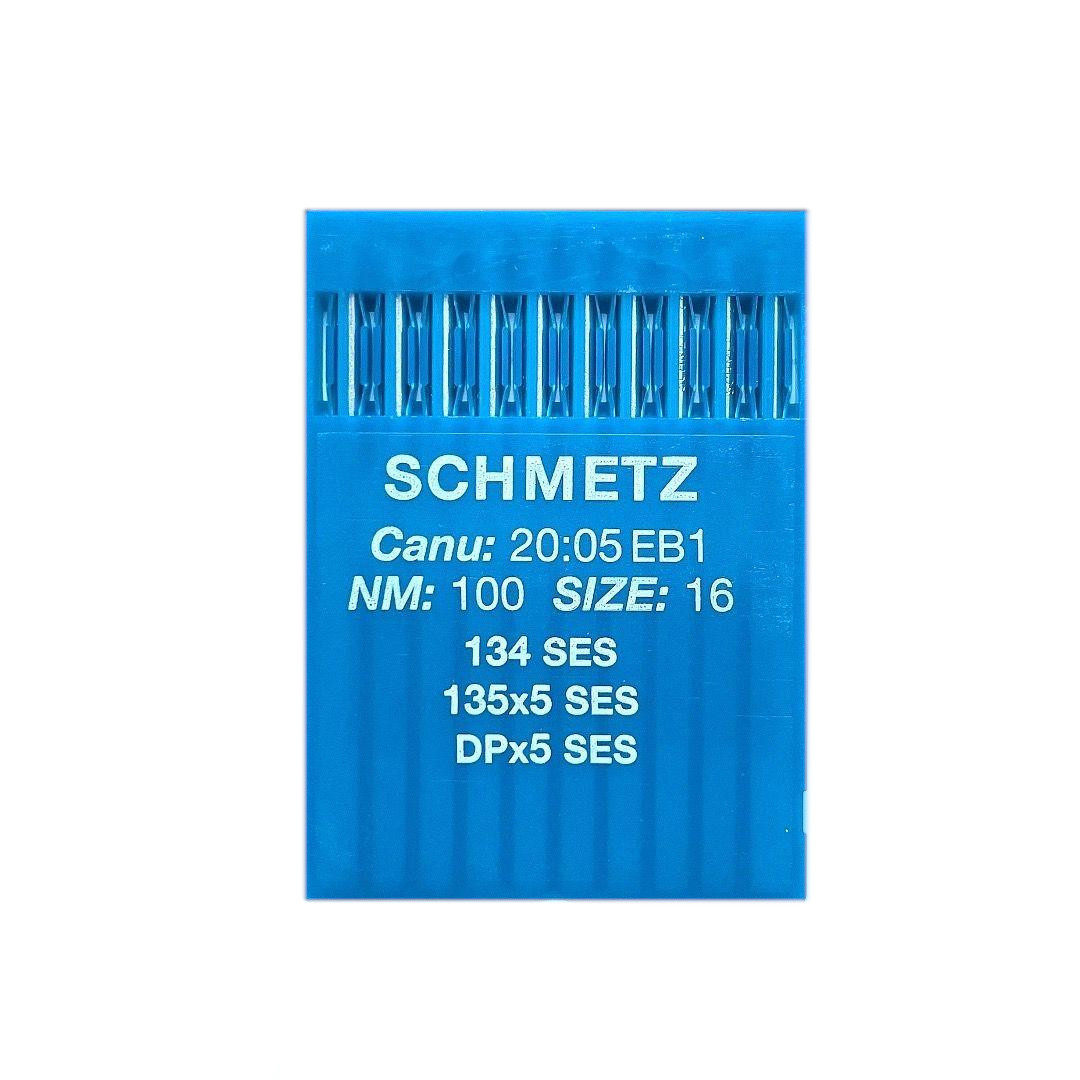 Иглы промышленные DPx5 №100 Schmetz трикотажная заточка толстая колба 611350 шпульки для швейных машин св металл 20 5мм 5шт prym
