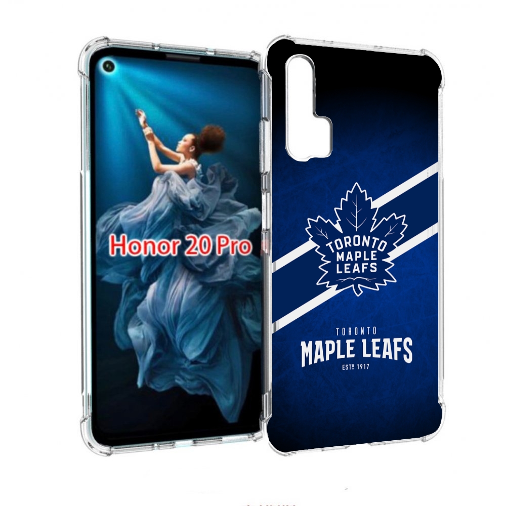 

Чехол бампер MyPads торонто-меипл-лифс для Honor 20 Pro противо, Прозрачный, Tocco