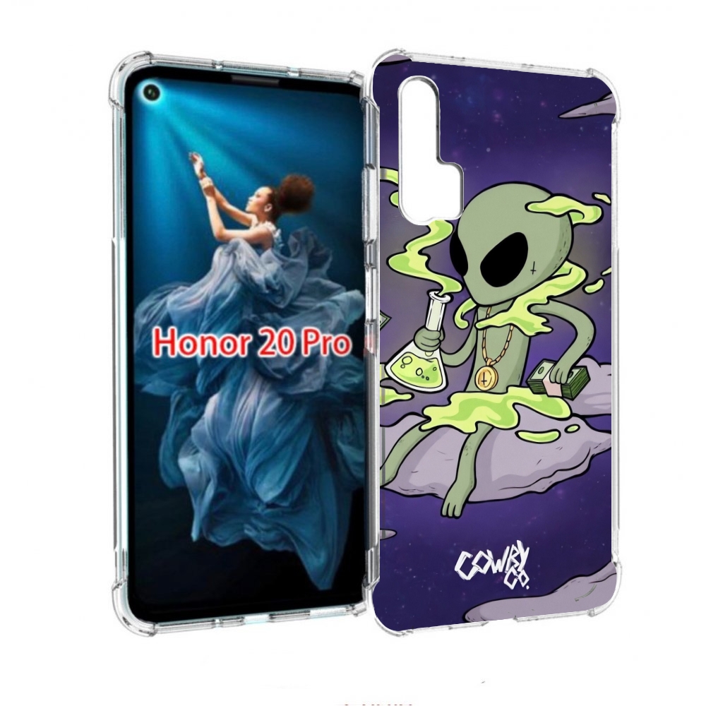 

Чехол бампер MyPads токсичный инопланетянин для Honor 20 Pro про, Прозрачный, Tocco