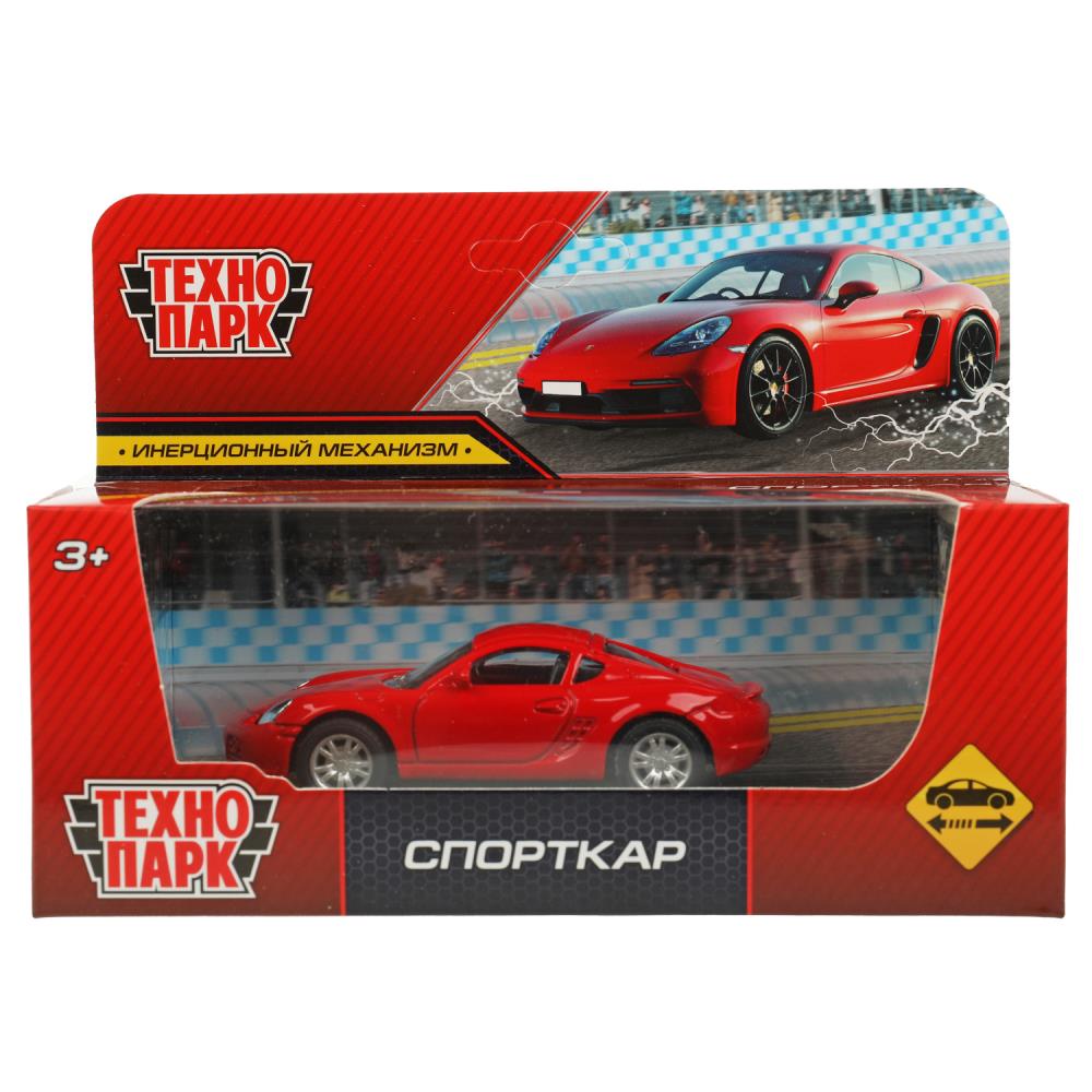 

Машина металл Спорткар, 10 см. Технопарк 2005C109-R, Красный