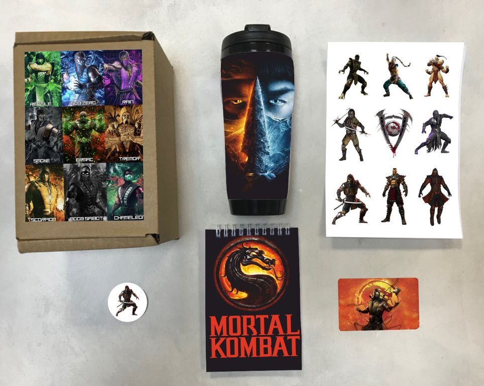 

Бокс с подарком по игре Mortal Kombat , Смертельная Битва - 3, 51476660, 5 предметов