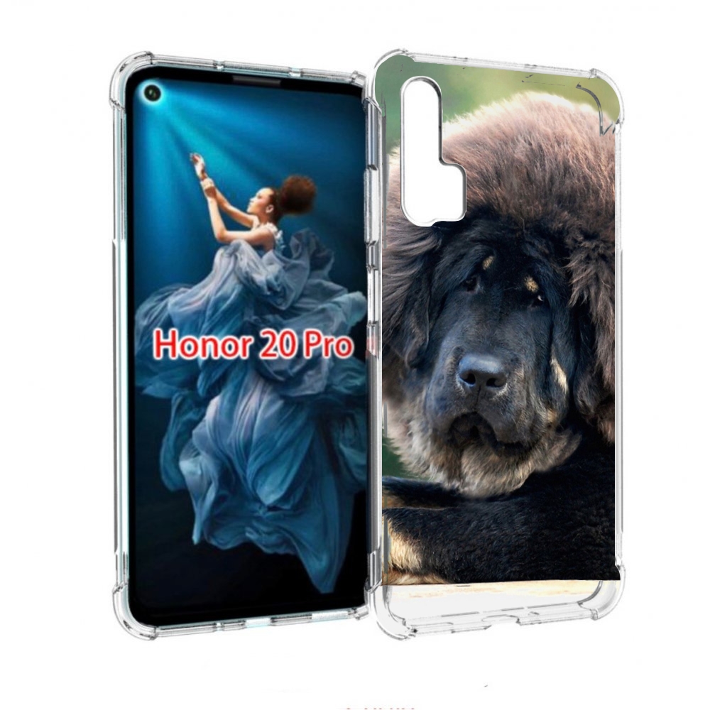

Чехол бампер MyPads тибетскии мастиф для Honor 20 Pro противоуд, Прозрачный, Tocco