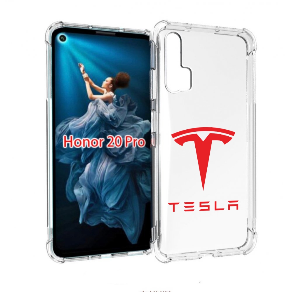 

Чехол бампер MyPads тесла-4 для Honor 20 Pro противоударный, Прозрачный, Tocco