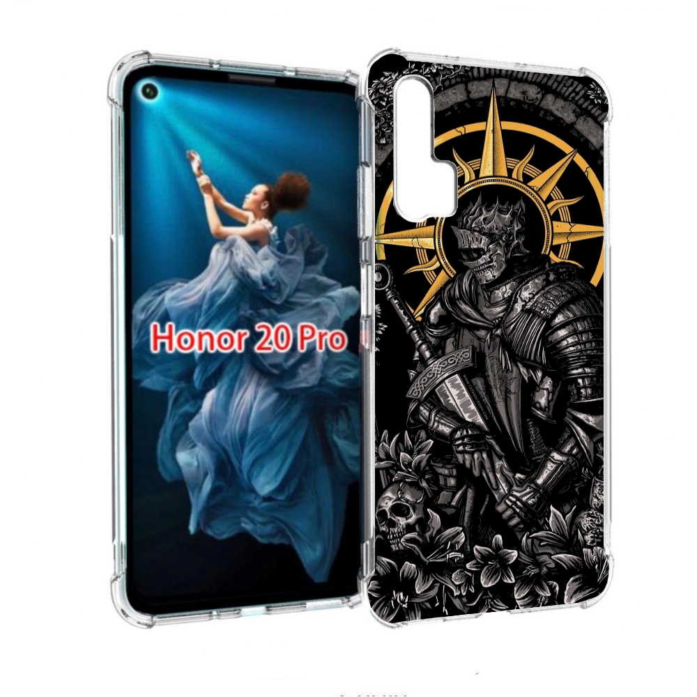 

Чехол бампер MyPads темный железный рыцарь для Honor 20 Pro прот, Прозрачный, Tocco
