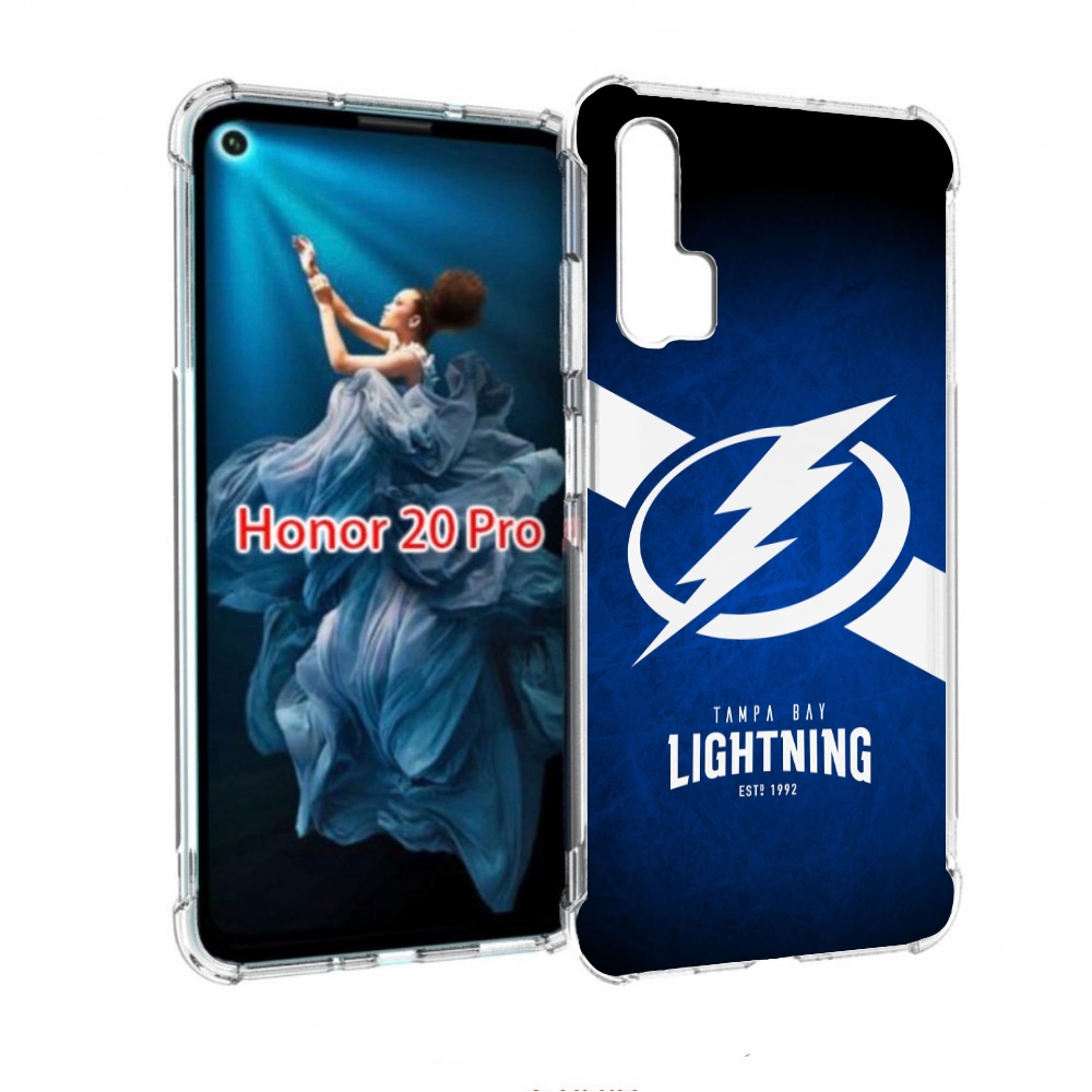 

Чехол бампер MyPads тапа беи лаитнинг мужской для Honor 20 Pro, Прозрачный, Tocco