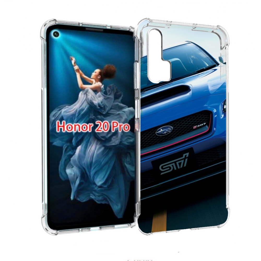 

Чехол бампер MyPads субару subaru 2 для Honor 20 Pro противоударный, Прозрачный, Tocco