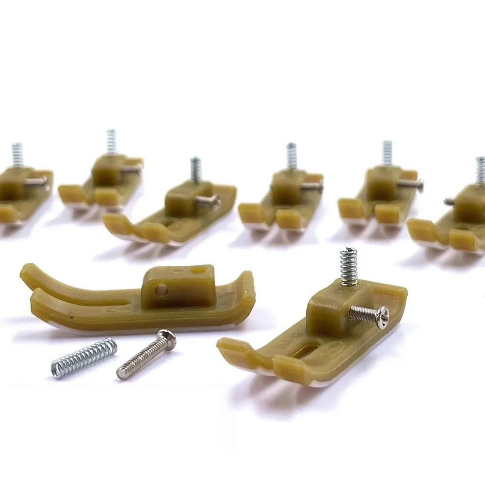 10 сменных тефлоновых подошв MT-18 для промышленной лапки подошва для тефлоновой лапки brong