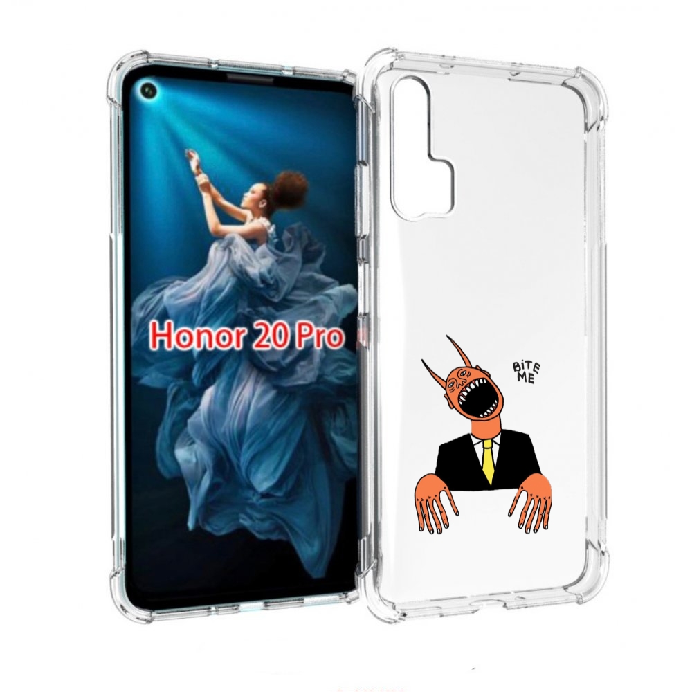 

Чехол бампер MyPads странный чертик с длинными пальцами для Hono, Прозрачный, Tocco